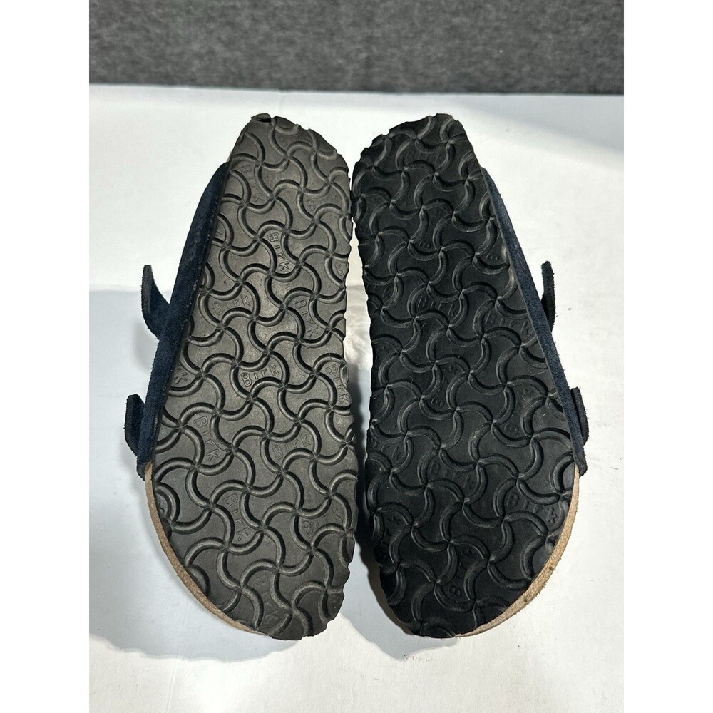 Birki’s Birkenstock Arizona Sandals Black Suede Buckles Women’s EU 39 US 8 N - Picture 8 of 10